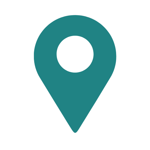 Map icon, teal